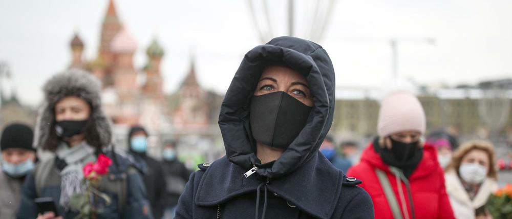Oft im Mittelpunkt von Desinformation: Julia Nawalnaja, die Frau des inhaftierten Kremlgegners Nawalny (Archivbild)