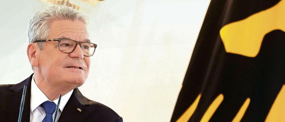 Bundespräsident Joachim Gauck 