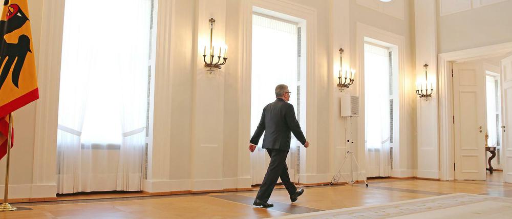 Bundespräsident Joachim Gauck steht nicht für eine zweite Amtsperiode zur Verfügung.