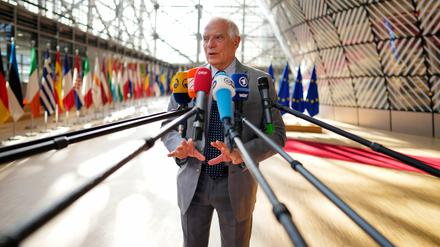 Josep Borrell, EU-Außenbeauftragter, kritisiert die Debatte über die Sanktionspolitik gegen Russland. 
