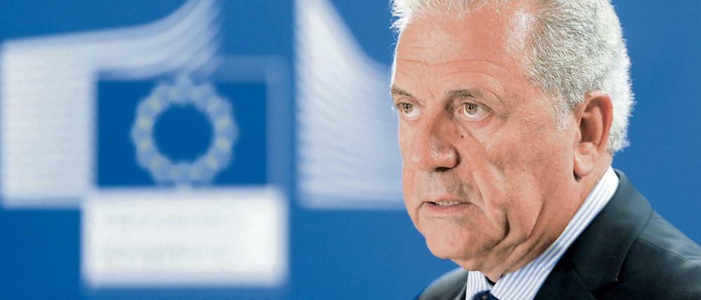 EU-Innenkommissar Dimitris Avramopoulos.