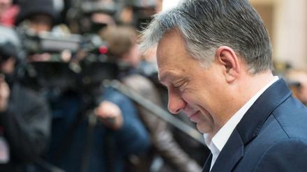 Ungarns Regierungschef Viktor Orban in der vergangenen Woche beim EU-Gipfel in Brüssel.