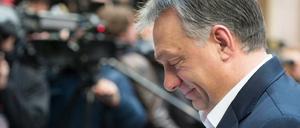 Ungarns Regierungschef Viktor Orban in der vergangenen Woche beim EU-Gipfel in Brüssel.