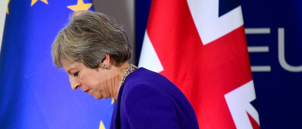 Die britische Premierministerin Theresa May verlässt den EU-Gipfel ohne Fortschritte. 
