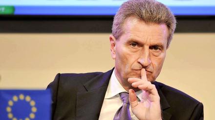 EU-Energiekommissar Günther Oettinger