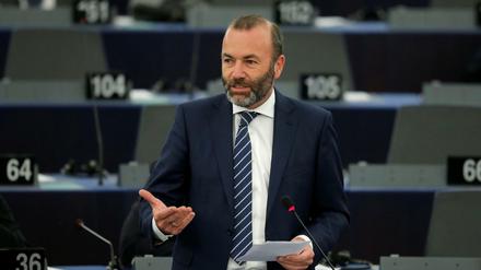 Fraktionschef Manfred Weber will zusätzlich auch den Vorsitz der EVP-Parteienfamilie übernehmen. 