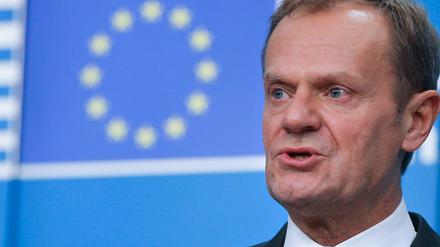 EU-Ratschef Donald Tusk hat die Unterstützung einer Mehrheit unter den EU-Staaten - aber nicht Polens.
