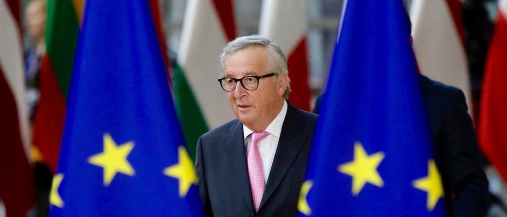 Jean-Claude Juncker zum Beginn des EU-Gipfels.
