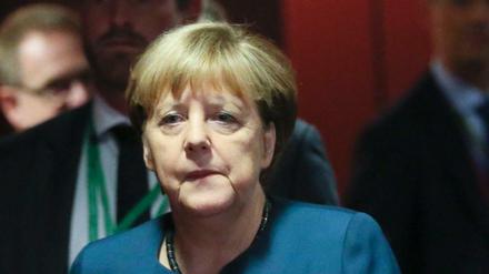 Kanzlerin Angela Merkel (CDU) am Freitag beim EU-Gipfel in Brüssel.