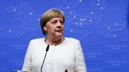 Bundeskanzlerin Angela Merkel (CDU) im vergangenen Jahr bei einem EU-Gipfel in Brüssel.