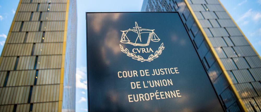 Der Europäische Gerichtshof in Luxemburg.
