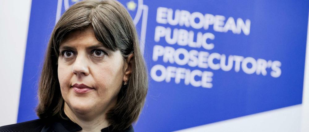 Die EU-Generalstaatsanwältin Laura Corduta Kövesi.