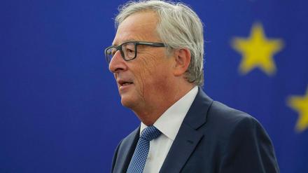 EU-Kommissionschef Jean-Claude Juncker am Mittwoch in Straßburg.