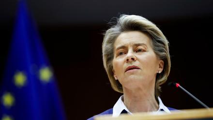 Steht wegen der Impfstoffstrategie der EU in der Kritik: Kommissionspräsidentin Ursula von der Leyen.