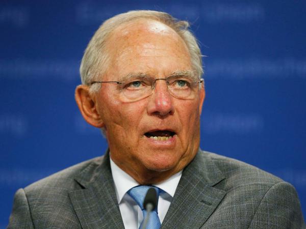 Wolfgang Schäuble, Bundesfinanzminister.