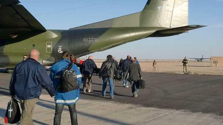 Im Februar 2011 wurden 132 Deutsche in Libyen mit Transall-Maschinen der Bundeswehr evakuiert. 
