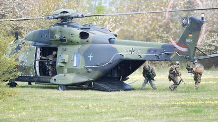 Über das Sondervermögen sollen auch neue Hubschrauber für die Bundeswehr angeschafft werden.