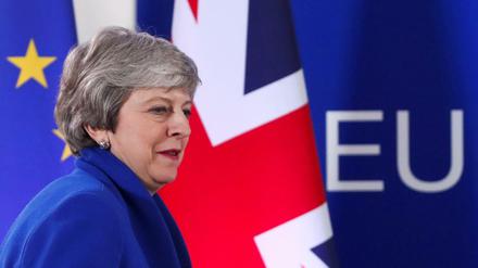 Zeit gewonnen: Theresa May beim EU-Sondergipfel 