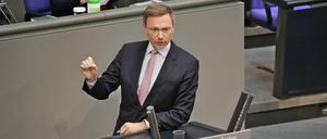 Im Bundestag entdeckt sich die FDP wieder als liberale Kraft, wie hier ihr Vorsitzender Christian Lindner am Rednerpult.