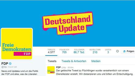 FDP auf Twitter