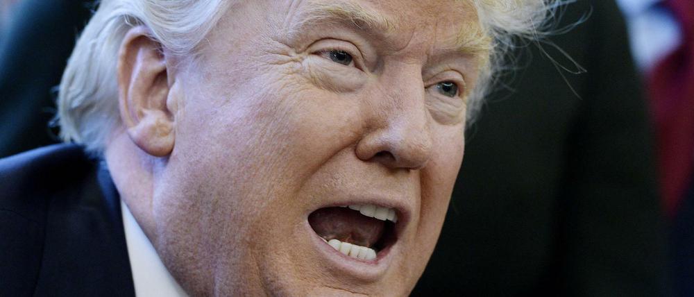 Wutausbruch: Donald Trump im Oval Office