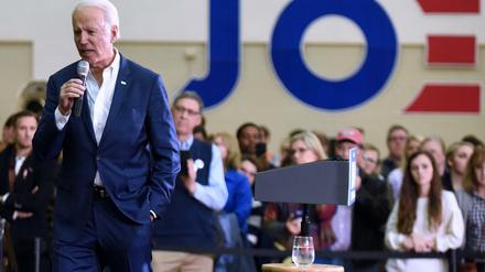 So hautnah kann Wahlkampf nicht mehr sein: Joe Biden im Februar bei einer Unterstützerveranstaltugn in South Carolina. 