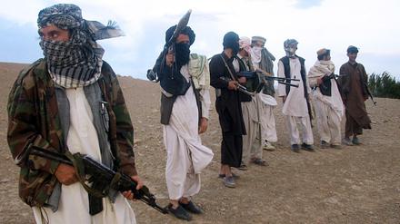 Kämpfer der Taliban auf einem Foto von 2008