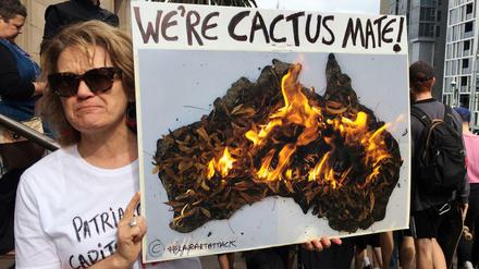 Proteste für mehr Klimaschutz in Australien (Archivbild von 2019)