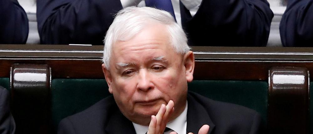 Der Vorsitzende der nationalkonservativen Regierungspartei PiS, Jaroslaw Kaczynski.