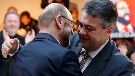 Martin Schulz und Sigmar Gabriel waren einmal Freunde.