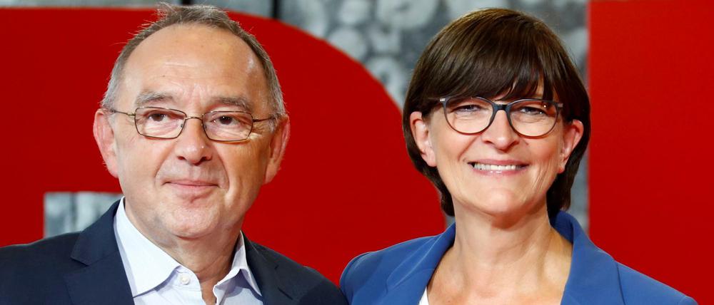 Die SPD-Chefs Saskia Esken und Norbert Walter-Borjans.