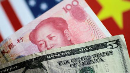 Handelsstreit USA vs. China: Es geht um Dollars und um Renminbi. 