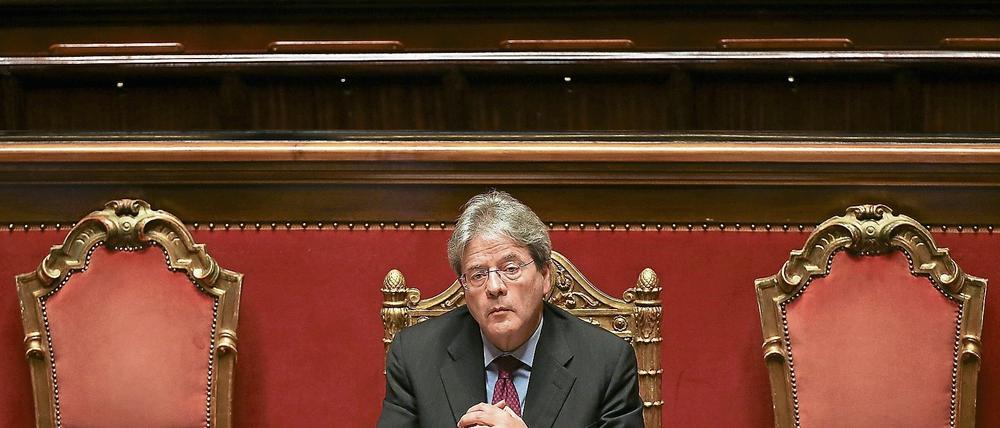 Steht vor schweren Aufgaben: Italiens Ministerpräsident Paolo Gentiloni.