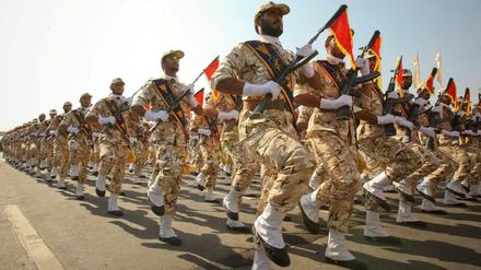Die iranischen Revolutionsgarden sind ein mächtiger militärischer Arm Teherans.
