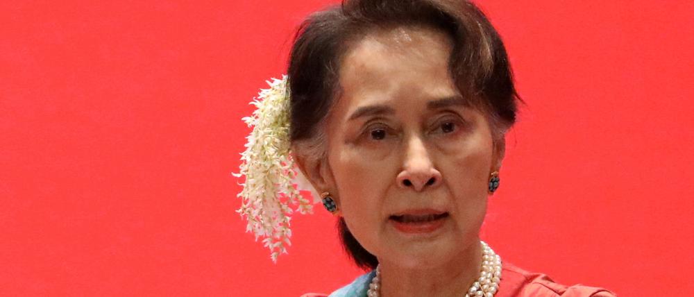 Staatsratsvorsitzende Aung San Suu Kyi. (Archivbild, 28.01.2019)