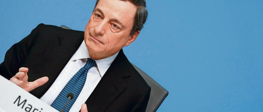 Mario Draghi, Chef der Europäischen Zentralbank (EZB).