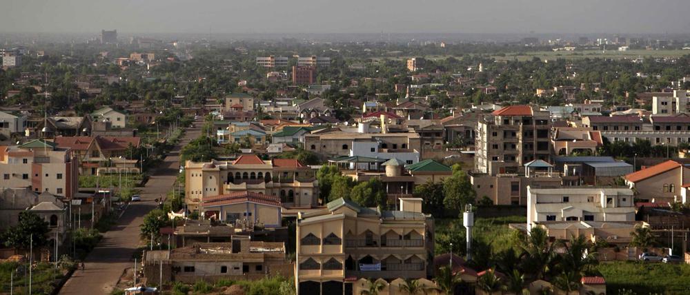 Die Hauptstadt Ouagadougou von Burkina Faso 