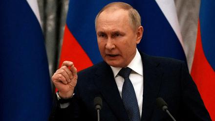 Der Krieg in der Ukraine läuft für ihn nicht wie geplant: Wladimir Putin