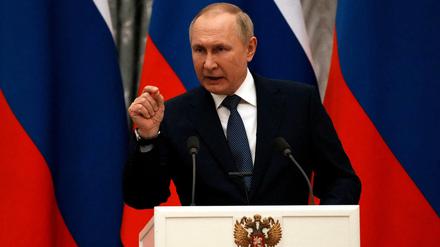 Wladimir Putin rudert als erster zurück: Gaslieferung und Bezahlung in Rubel seien zwei getrennte Dinge. 