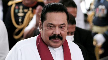 Sri Lankas bisheriger Premier Mahinda Rajapaksa (Archivfoto). 