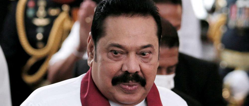 Sri Lankas bisheriger Premier Mahinda Rajapaksa (Archivfoto). 
