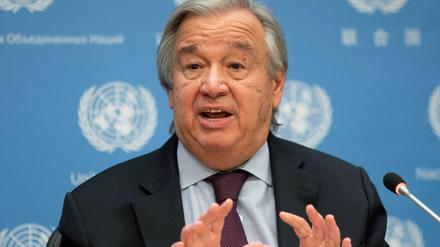UN-Generalsekretär Antonio Guterres verurteilte die Entführung von Hunderten Kindern in Nigeria scharf.