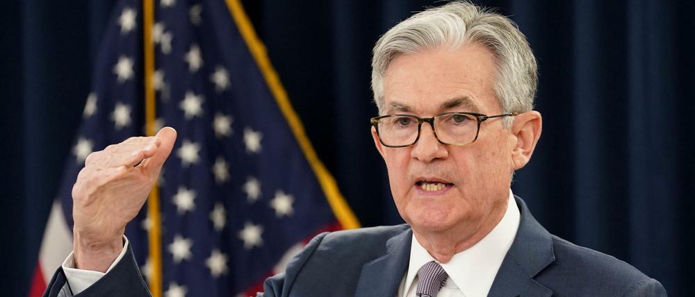 Fed-Direktor Jerome Powell: Die Zahlen sind desaströs schlecht, aber man hofft auf Besserung. 