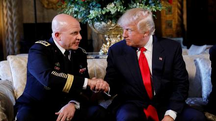 Hier noch vereint: US-Präsident Trump und sein Sicherheitsberater General McMaster