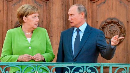 Diplomatische Krise zwischen Deutschland und Russland: Angela Merkel mit Wladimir Putin (Archivbild)