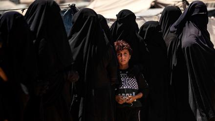 Vor allem Frauen und Kinder leben im Lager Al-Hol.