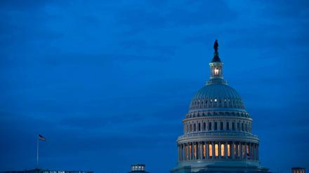 Der Kongress in Washington beriet bis nach Mitternacht über den Haushalt.