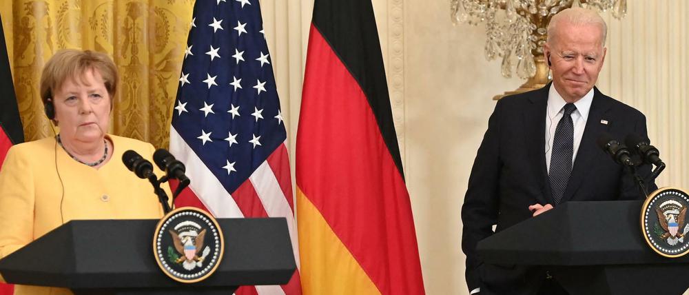 Das Treffen von Bundeskanzlerin Angela Merkel und US-Präsident Joe Biden vergangene Woche brachte noch keinen Durchbruch. 