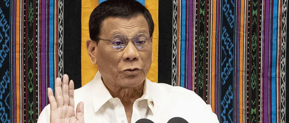 Duterte hatte in einem Interview bestätigt, persönlich „etwa drei“ Kriminelle getötet zu haben.
