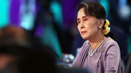 Aung San Suu Kyi im Jahr 2018.